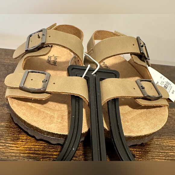 Jumping Beans Baby/Toddler Taupe Irma Sandals NWT Size 6 - Picture 5 of 5